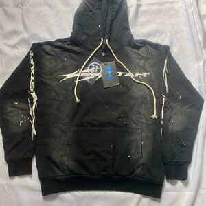 Black Hellstar Logo Hoodie